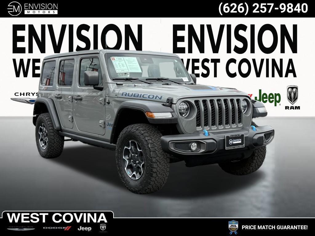 used 2022 Jeep Wrangler Unlimited 4xe car, priced at $34,995