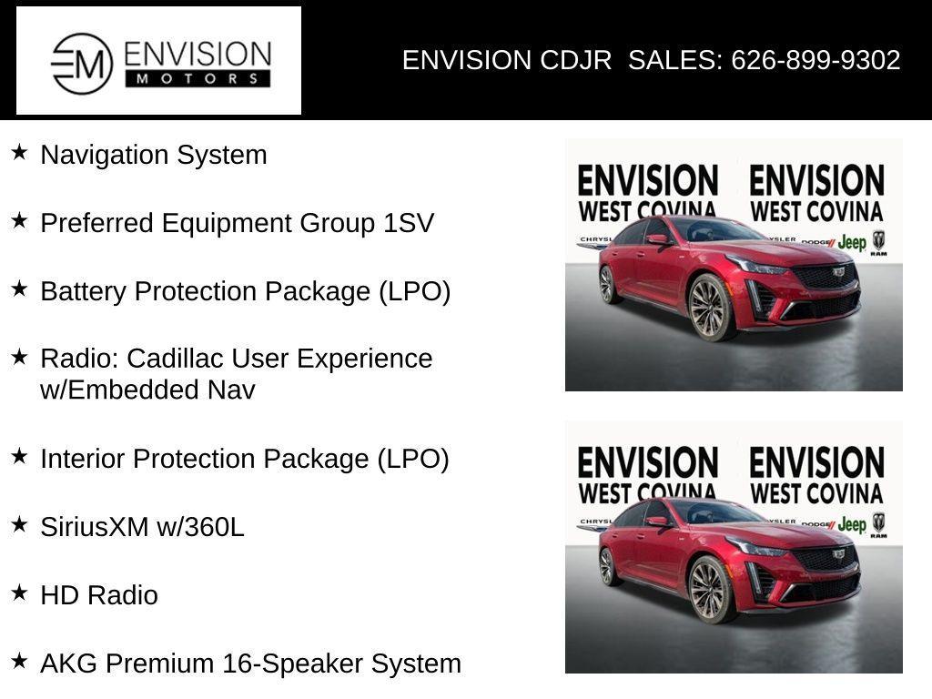 used 2023 Cadillac CT5-V car, priced at $84,018