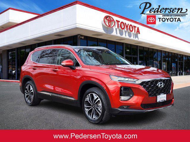 used 2020 Hyundai Santa Fe car, priced at $23,590