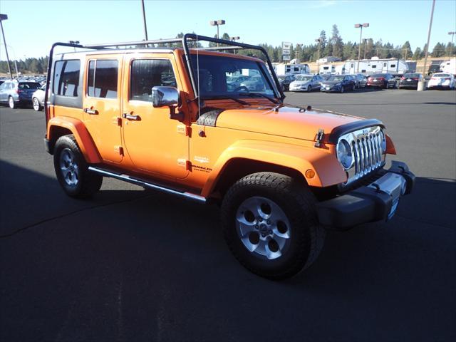 used 2013 Jeep Wrangler Unlimited car, priced at $12,245