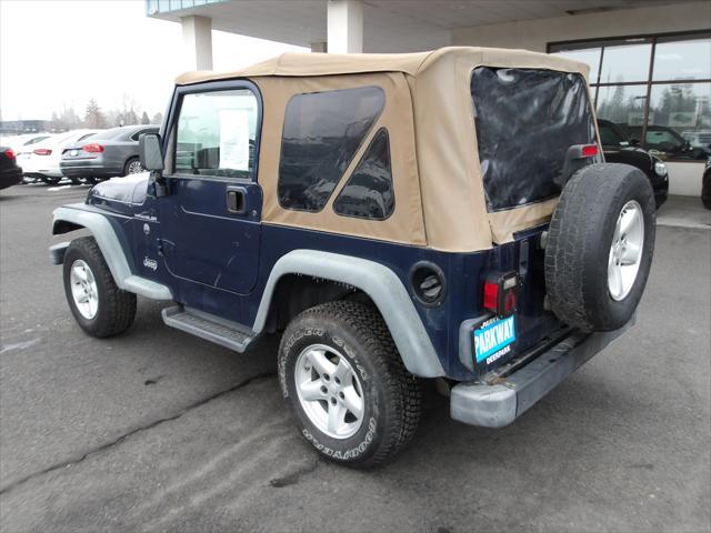 used 2002 Jeep Wrangler car, priced at $4,995