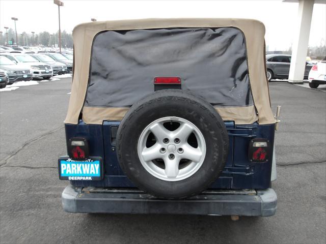 used 2002 Jeep Wrangler car, priced at $4,995