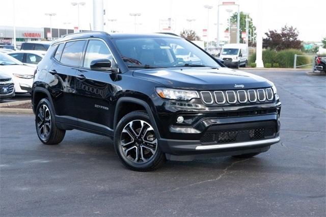 used 2022 Jeep Compass car, priced at $23,450
