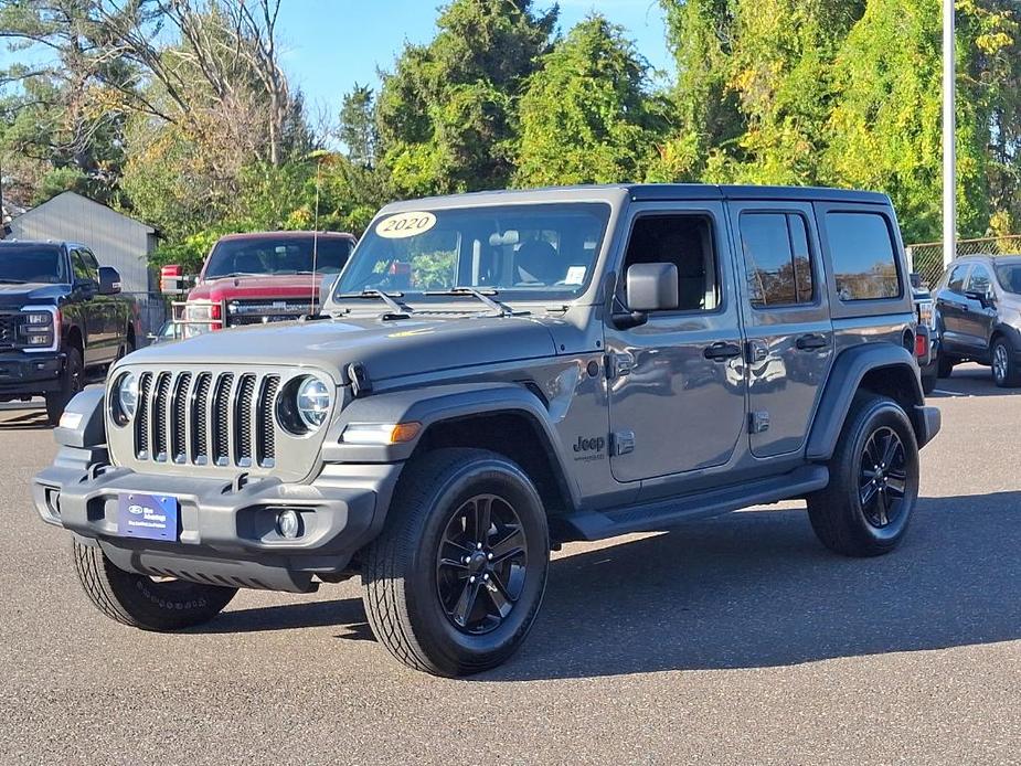 used 2020 Jeep Wrangler Unlimited car, priced at $28,295