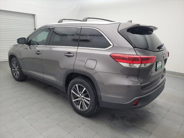 used 2019 Toyota Highlander car, priced at $26,895