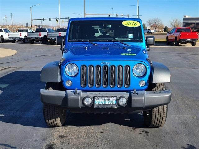 used 2016 Jeep Wrangler Unlimited car, priced at $17,988