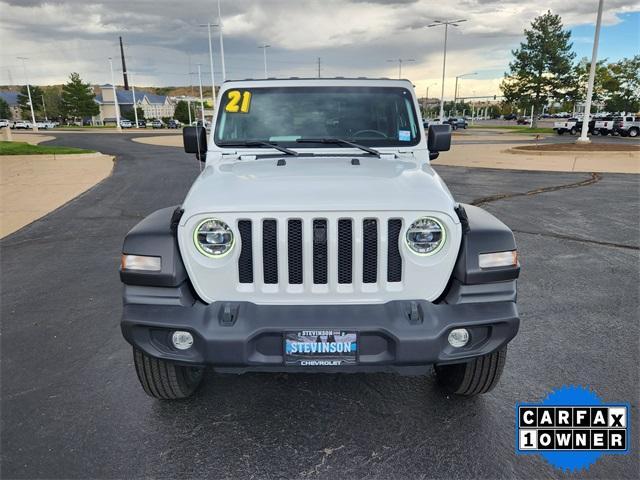 used 2021 Jeep Wrangler Unlimited car, priced at $28,506
