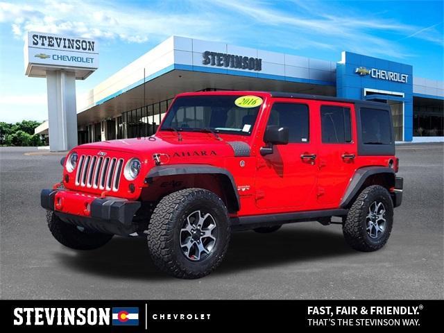 used 2016 Jeep Wrangler Unlimited car, priced at $25,987