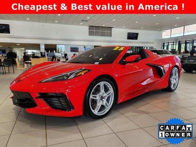 used 2025 Chevrolet Corvette car, priced at $67,933