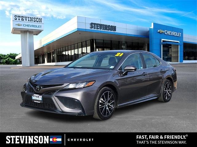 used 2021 Toyota Camry car, priced at $20,300