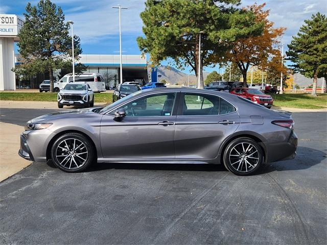 used 2021 Toyota Camry car, priced at $19,853