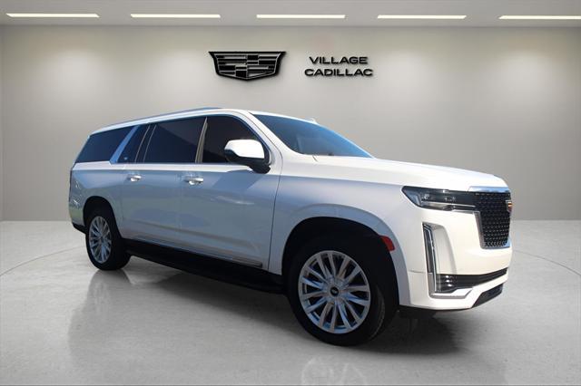 used 2024 Cadillac Escalade ESV car, priced at $74,722