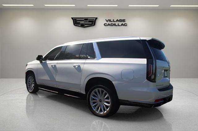 used 2024 Cadillac Escalade ESV car, priced at $74,722