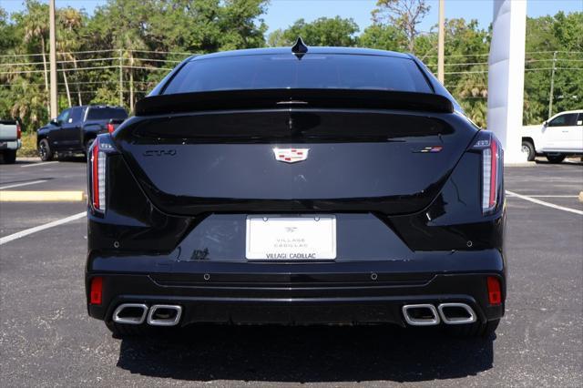 new 2025 Cadillac CT4-V car, priced at $58,425