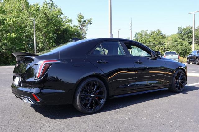new 2025 Cadillac CT4-V car, priced at $58,425