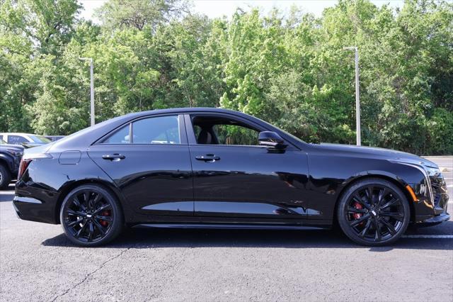 new 2025 Cadillac CT4-V car, priced at $58,425