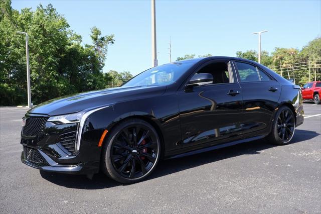 new 2025 Cadillac CT4-V car, priced at $58,425