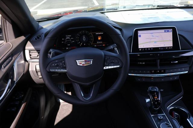 new 2025 Cadillac CT4-V car, priced at $58,425