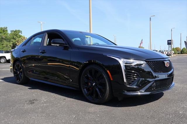 new 2025 Cadillac CT4-V car, priced at $58,425