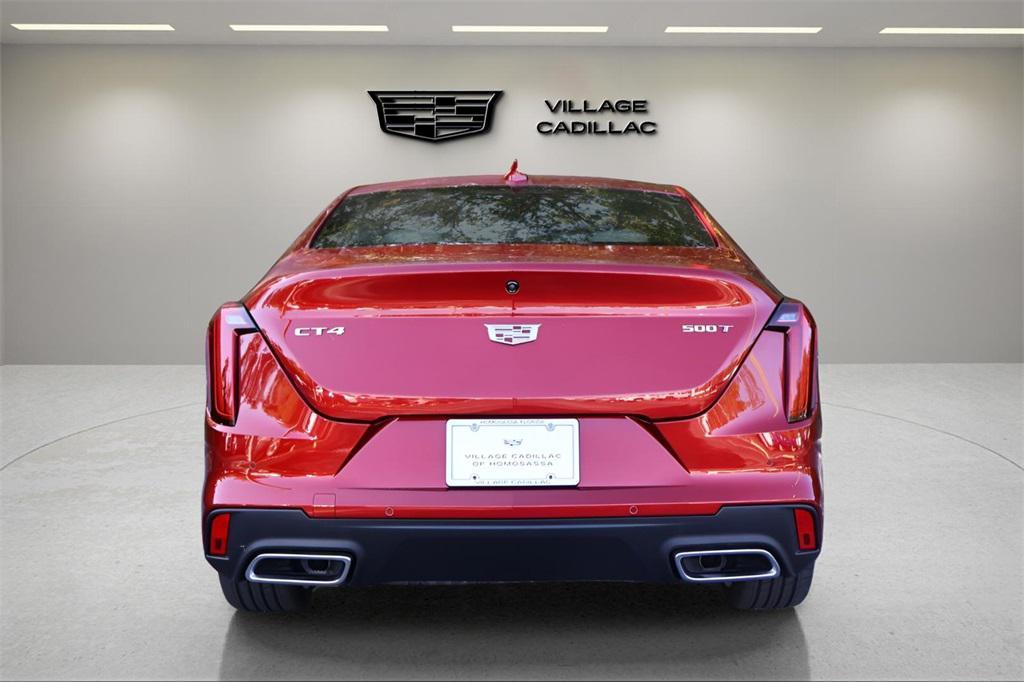 new 2025 Cadillac CT4 car, priced at $47,165
