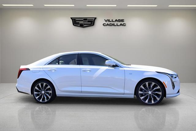 new 2025 Cadillac CT4 car, priced at $50,495