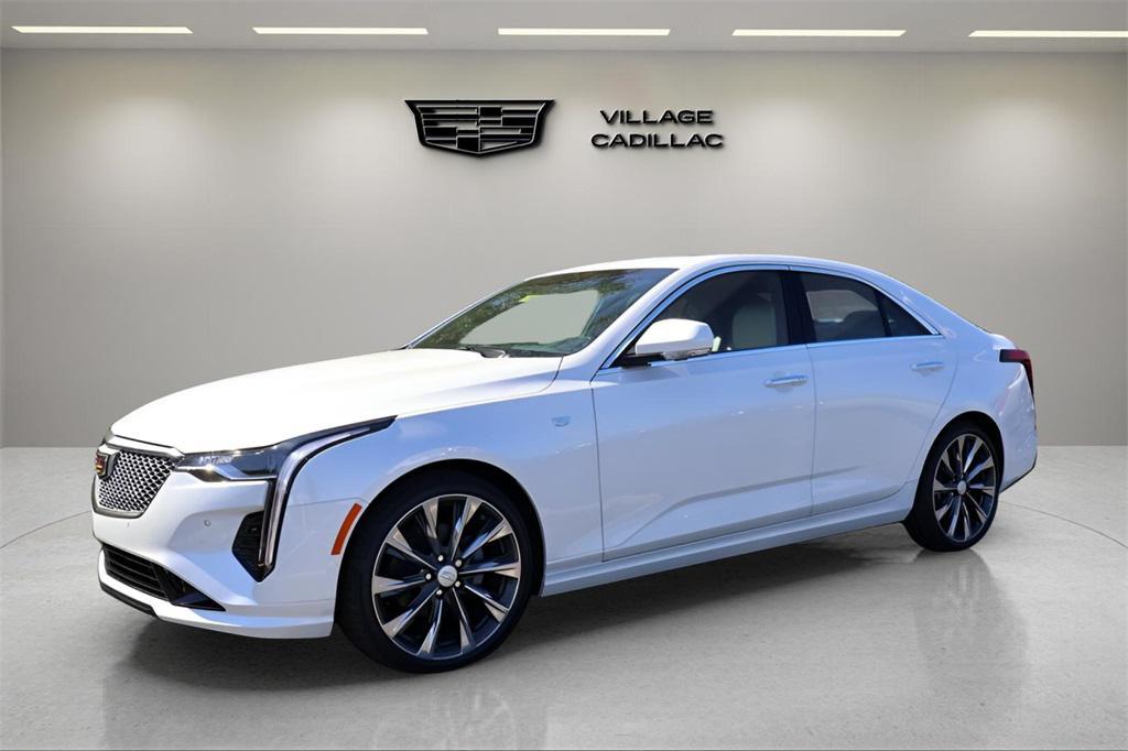new 2025 Cadillac CT4 car, priced at $50,495