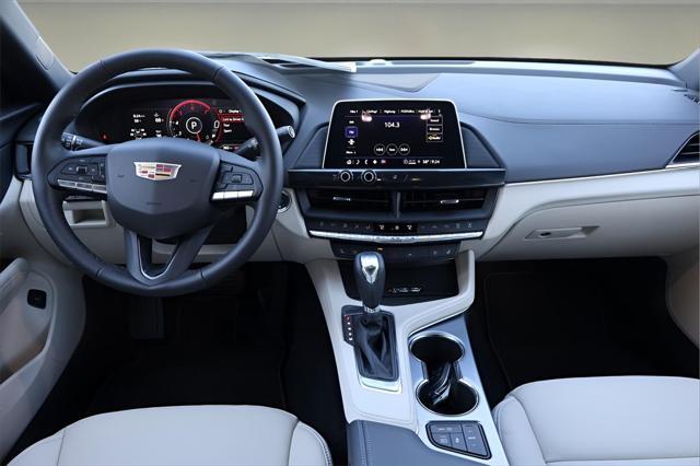 new 2025 Cadillac CT4 car, priced at $43,865