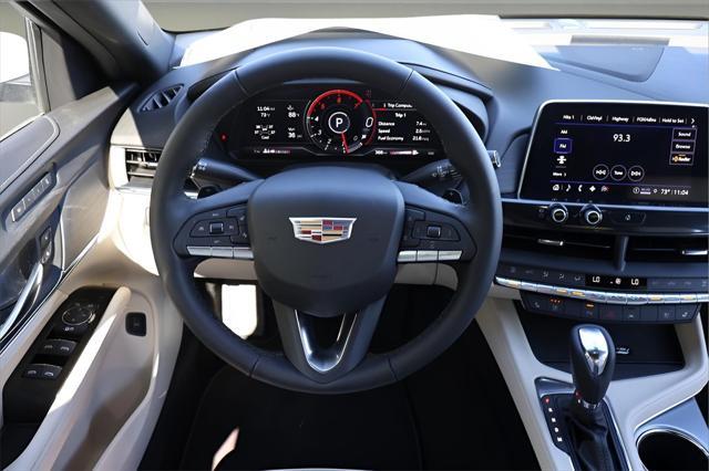 new 2025 Cadillac CT4 car, priced at $44,865