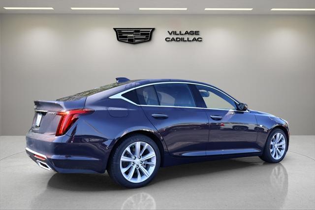 new 2025 Cadillac CT5 car, priced at $50,565