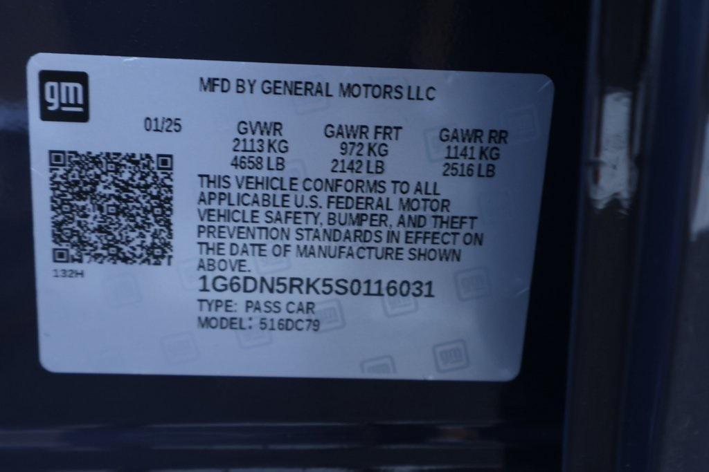 new 2025 Cadillac CT5 car, priced at $50,565
