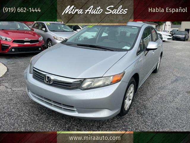 used 2012 Honda Civic car, priced at $8,795