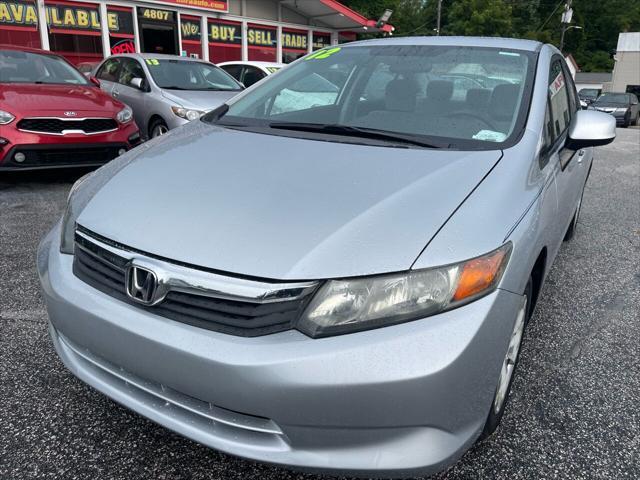 used 2012 Honda Civic car, priced at $8,795