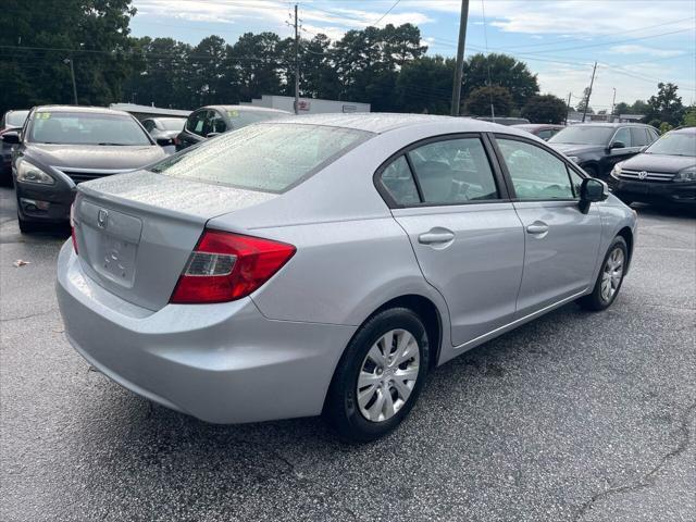 used 2012 Honda Civic car, priced at $8,795