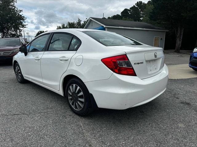 used 2012 Honda Civic car, priced at $7,250