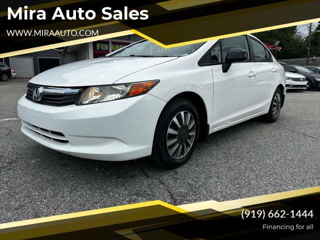 used 2012 Honda Civic car, priced at $7,250