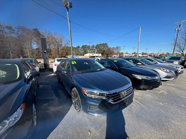 used 2021 Volkswagen Passat car, priced at $13,995