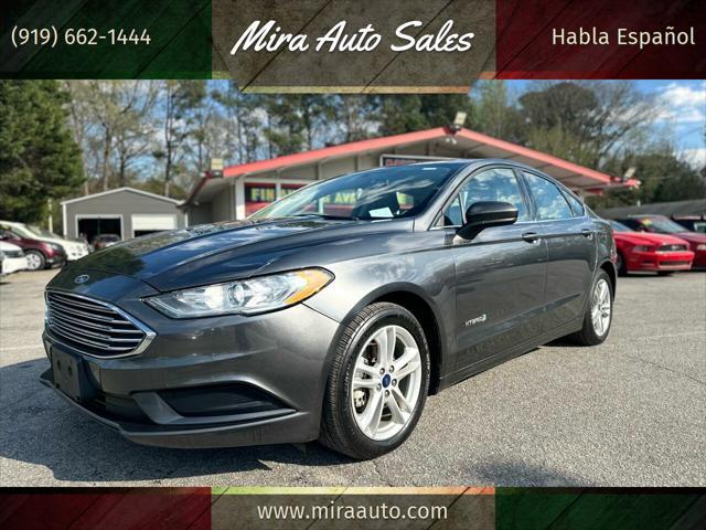 used 2018 Ford Fusion Hybrid car, priced at $9,595