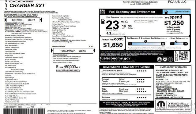 used 2019 Dodge Charger car, priced at $17,000