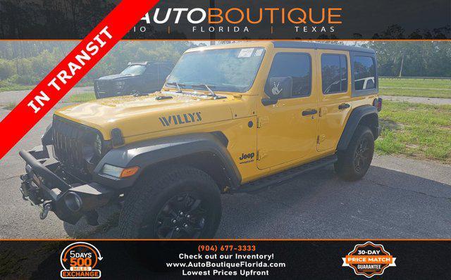used 2021 Jeep Wrangler car, priced at $23,500