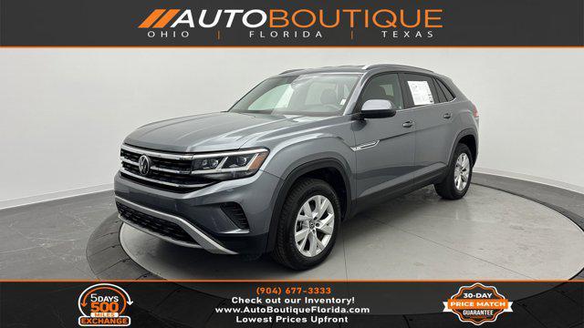 used 2021 Volkswagen Atlas Cross Sport car, priced at $18,500