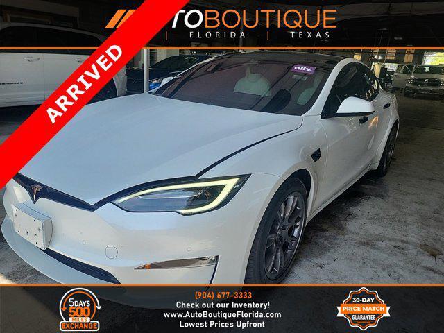 used 2021 Tesla Model S car, priced at $51,700