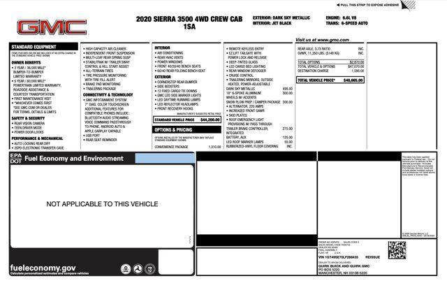 used 2020 GMC Sierra 3500 car, priced at $41,600