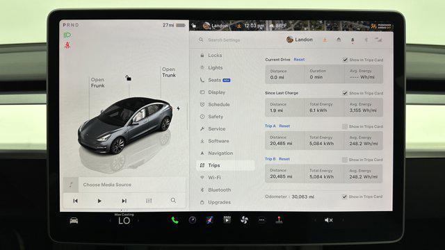 used 2023 Tesla Model 3 car, priced at $24,000