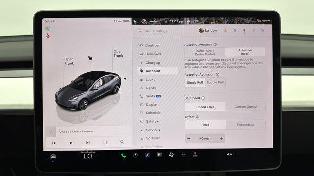 used 2023 Tesla Model 3 car, priced at $24,000