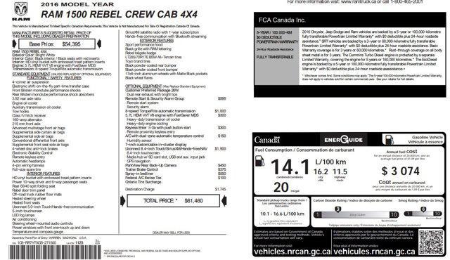 used 2016 Ram 1500 car, priced at $24,100