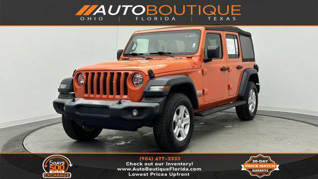 used 2019 Jeep Wrangler Unlimited car, priced at $23,200