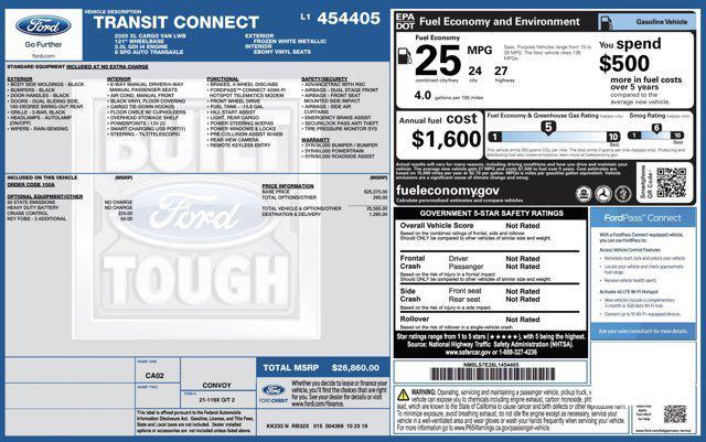 used 2020 Ford Transit Connect car, priced at $14,944