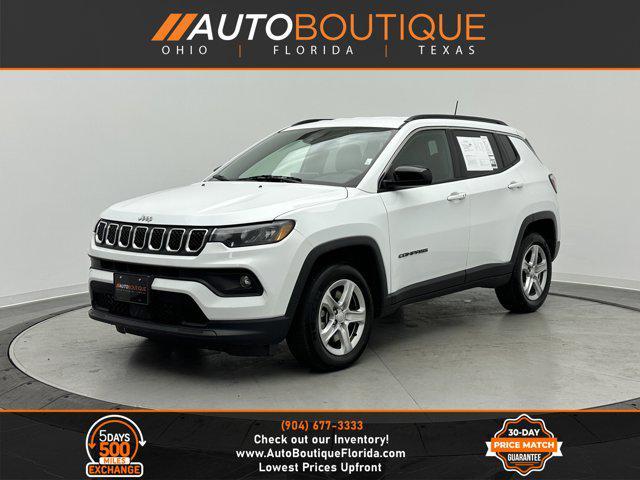 used 2023 Jeep Compass car, priced at $19,300