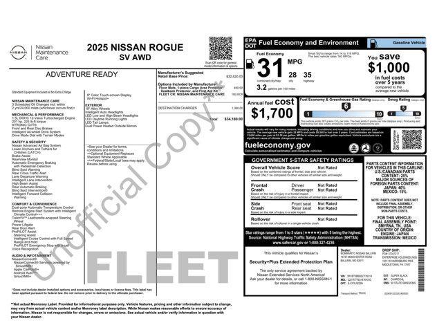 used 2025 Nissan Rogue car, priced at $26,000