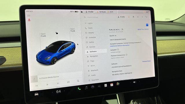 used 2019 Tesla Model 3 car, priced at $18,500